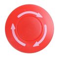 ARELENE 5X Red Mushroom Cap 1NO 1NC DPST Emergency Stop Push Button Switch AC 660V 10A. 