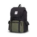 Mheecha Boulder Sack Black/Moss Green for Unisex Backpack | Fashion Padded Laptop Compartment Backpack. 