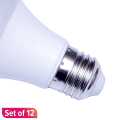 Wega LED Bulb E27 Screw 12W Set Of 12. 