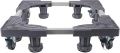 Adjustable Iron Alloy Washing Machine Stand Base with Brake Balance Leveling for Home Appliances, 4 Wheels. 