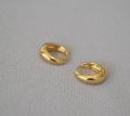 RajBi💕= Hoop Earring One PCs Gold Endless For Man. 