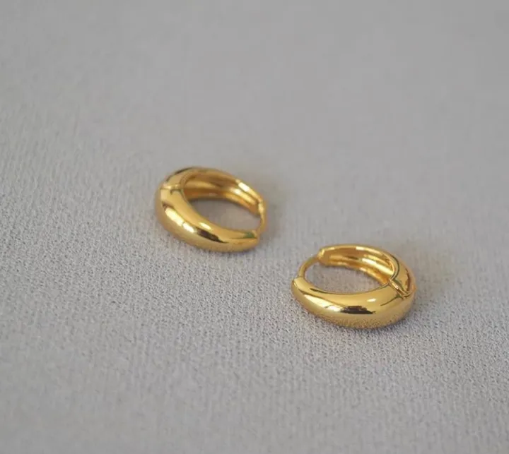 RajBi%F0%9F%92%95=%20Hoop%20Earring%20One%20PCs%20Gold%20Endless%20For%20Man%20-%20Image%2010