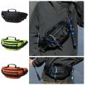 Zipper pocket, fishing bait, tackle bag, large capacity camping trip, waterproof 2025 bag, chest bag, multi-layer fishing fanny pack, outdoor sports. 