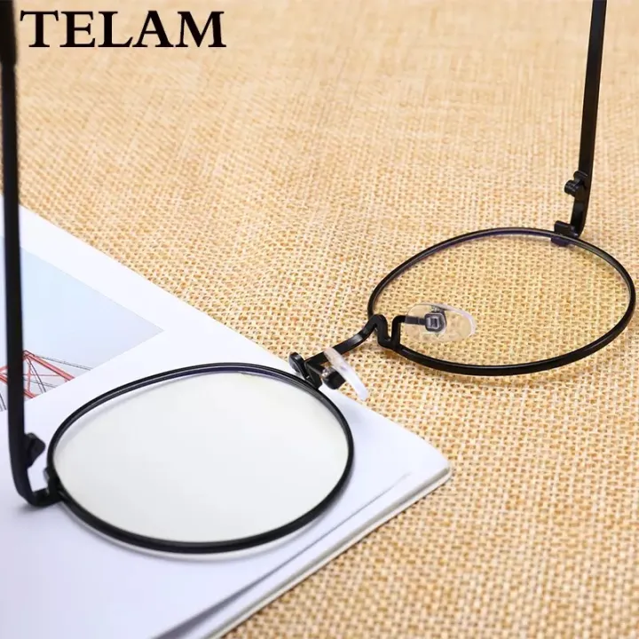 Metal%20Frame%20Blue%20Ray%20Cut%20Round%20Gandhi%20Trendy%20Light%20Blocking%20Premium%20%20Glasses%20100%25%20UV%20Protection%20Pretty%20Looks%20Computer%20Glasses%20-%20Image%204