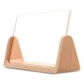U-Shaped Acrylic Photo Frame Solid Wood Home Desk Decoration for Office/Bedroom/Living Room/Cafe. 
