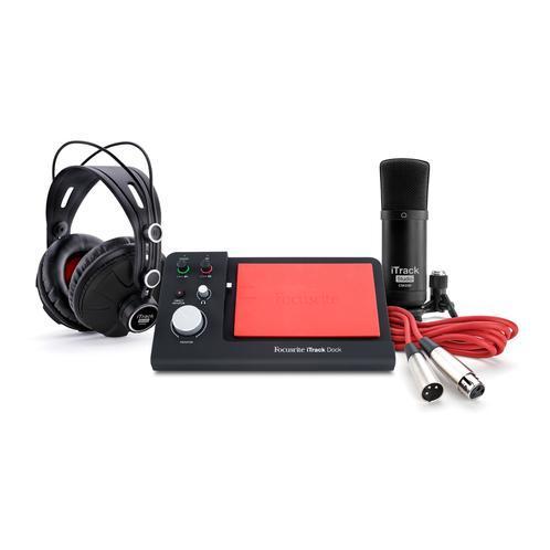 Focusrite Itrack Dock Studio Pack Recording Bundle
