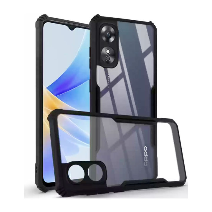 Oppo%20A78%204G%20Bumper%20Case%20%7C%20Back%20Hard%20Transparent%20Clear%20Shockproof%20TPU%20Phone%20Cover%20%7C%20-%20Image%205