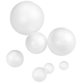 260 Pack Craft Foam Balls, 7 Sizes Including 1-4 Inch, Polystyrene Smooth Round Balls, Foam Balls for Arts and Crafts. 