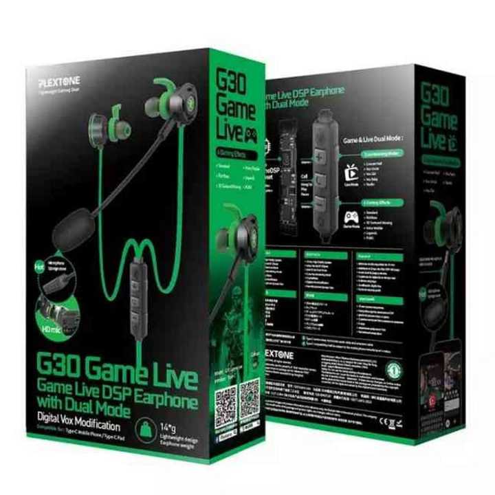 G30 In Ear Earphone Headphone Gaming Earphones Stereo Computer Game Headphones With Mic PC Gamer Headset for Mobile Phone PS4 New Xbox One