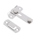 JAERBEE 3X Hasp Latch METAL Hasp Latch Lock Sliding Door Lock for Window Cabinet Fitting. 