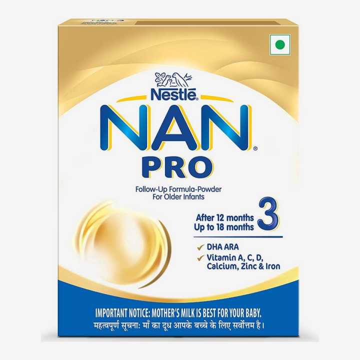 Nestle NAN PRO 3 Follow-Up Formula-Powder (After 12 months), Stage 3- 400 Pack