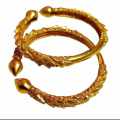 NEW Gold Plated Panchadhatu 2 Piece Nepali Kade Chura Bangles Bala For Women (all sizes are available). 