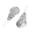 1 package Aluminum Needles threader Couture Tool Sewing Needle Threader silver. 