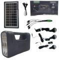 GDLITE Solar Lighting Kit Inverter Light With Solar Charging System With 3 Bulbs GD-8017A. 