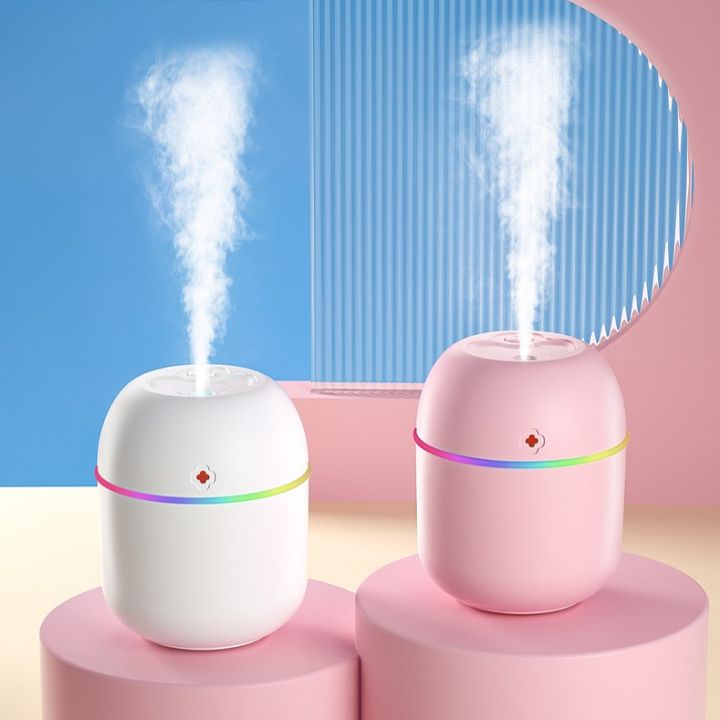 220ML Clover Humidifier Air Freshener Aroma Diffuser Oil Luminous Silent Simple Appliance