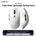 LANGTU M8 Wireless Gaming Mouse Red 1000mAh Rechargeable Lightweight Bluetooth 2.4G Wired Mouse 12000DPI 1000Hz Type-C Gaming Mouse for PC Laptop. 