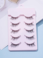 MAANGE MAGEFY 5 Pairs Separated Cat Eye False Eyelashes MGY7449. 