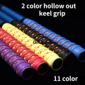 Difutagui GY 2 Color Hollow Out Keel Grip for Badminton Rackets Special Grip Keel Grips Sweat Proof Anti-Slip GY-104. 