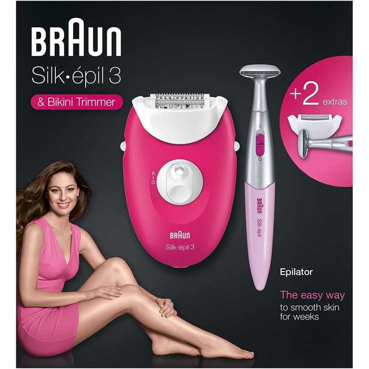 Braun Silk Epil 3 With a Bikini Trimmer