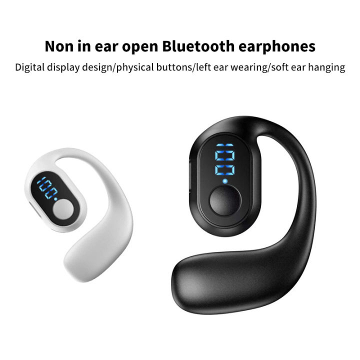 Wireless Headphones With Digital Display With Microphone Bone Conduction Handsfree Noise Canceling Earphones For Driving Audifonos
﻿ A JUE