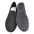Black Color Levo No Lace Slip On Sneaker For Men. 