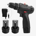 Double Battery Electric Cordless Rechargeable Drill Machine. 