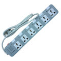 Urja 986-2M 6-Port Surge Protector 3 Pin Extension Multiplug with Individual Switches & LED Indicator | 100% Copper, 4000W (16A) | High Conductivity & Safety Shutter for Home & Office. 