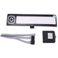 Car LED Reflective Stickers Car Window Sticker Windshield Electric Car Stickers Glow Panel Black. 