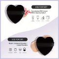 MAANGE 7Pcs Reusable Soft Heart Shape Velvet Powder Puff Mini Face Makeup Washable Sponge MAG51398-7. 