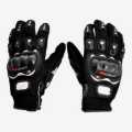 Pro Biker Black Grip Full Gloves For Men. 