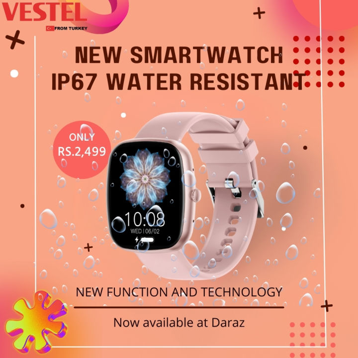 Vestel%20Zazz%20Z139%20Smartwatch:%201.83"%20IPS%20Display%20%7C%20IP67%20Waterproof%20%7C%20Pink%20Color%20%7C%20BT%20calling%20%7C%20100+%20Sports%20mode%20%7C%20Luxury%20Watch%20Faces%20-%20Image%206