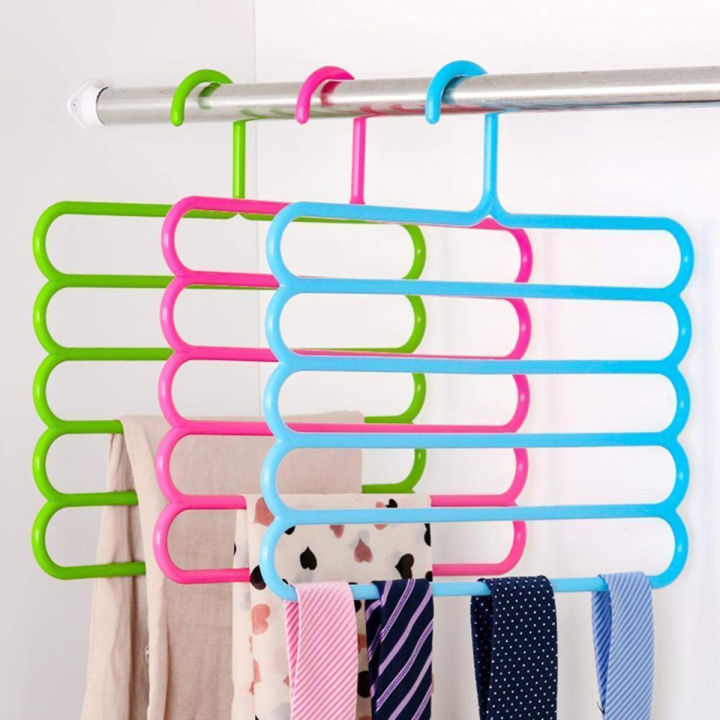 Multicolor%205%20Layer%20Clothes%20Hanger%20-%201%20Piece%20%7C%20Space%20Saving%205%20Layer%20Clothes%20Organizer%20Hanger%20-%201%20Pcs%20%7C%201%20Pcs%20Space%20Saving%20Clothes%20Hanger%20-%20Image%203