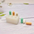 3D Candle Silicon Mold Handmade Diy Mini Cylinder Soap Candle Mould Candle Aroma ZHIXING. 