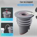 Useful Bathroom Accessories Stopper Shower Drainer One Way Valve Anti odor Water Pipe Plug Drain Cover Floor Drain Pipe Sealing Ring. 