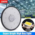 New LED High Bay Light 100W UFO Work Light Industrial Warehouse 6500K Industrial Lighting Tool. 