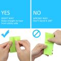 Pack of 2- Multicolor Sticky Note Pad (3 Inches x 5Inches) multi Colour Sticky Notes Book Mark Memo Pad Paper Pack of 100. 