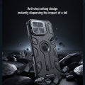 Nillkin CamShield Armor Prop Magnetic camera protective case for iPhone 16 Pro Max By Panchakumari Mobile Hub. 