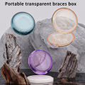 2025 NEW Weoliol- Braces Storage Case Clear Braces Storage Box with Magnetic Clasp Retainer Case Removal Tool for Mouth Guard Dustproof Moisture-proof Container Orthodontic Retainer Holder. 