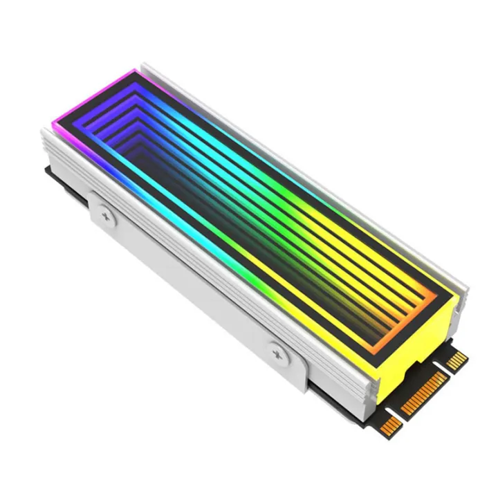 Np Radiator 2280 SSD M2 Radiator PC RGB M.2 Nvme Cooler Heatsink M2 ARGB Radiator ...
