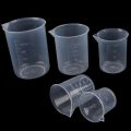 1Pcs Transparent Measuring Cups For Kitchen Laboratory Test Beaker With Scale 50/100/250ML Clear Plastic Mixing Cups. 