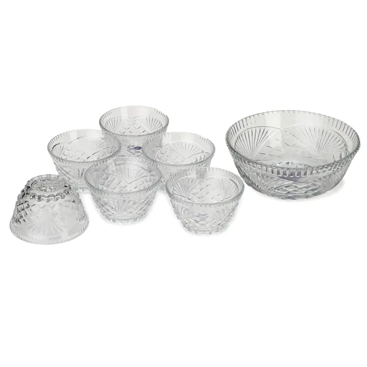7%20Piece%20Set%20of%20Crystal%20Crystalline%20Romance%20Design%20Glass%20Desert%20Bowl%20Set%20(1%20Big%20Bowl%20and%206%20Small%20Bowls,%20Multicolour)%20-%20Pack%20of%207%20pcs%20%7C%20Glass%20Bowl%20Pudding%20Set%20Oven%20and%20Microwave%20Safe%20Round%20Mixing%20Glass%20Bow%20-%20Image%205