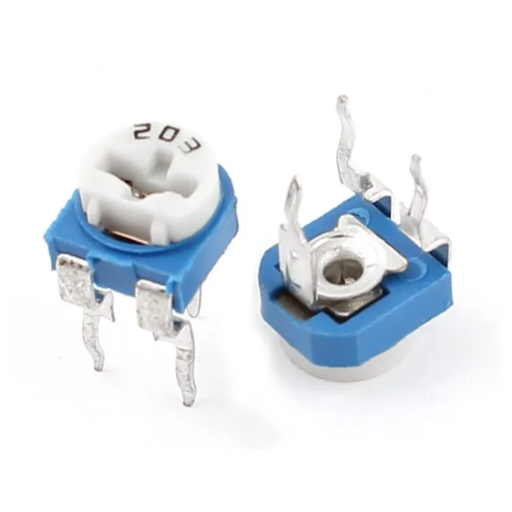 Pack of 10 Pcs Preset Resistor Trimpot Trimmer Potentiometer Variable Resistor 20K (203)