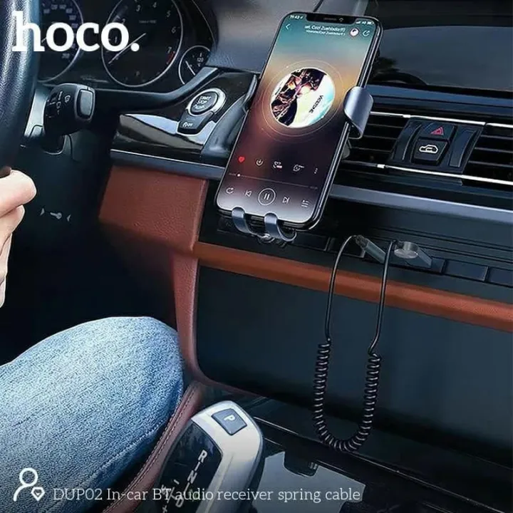 Hoco%20DUP02%20InCar%20Bluetooth%20Audio%20Receiver%20Spring%20Cable%20-%20Image%203