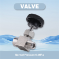 JAERBEE Needle Valve Adjustable 1/4 inch Male to Female Thread Stainless Steel 304 Flow Control Shut Off Crane Needle Valve. 