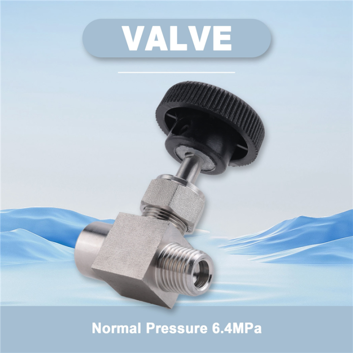 JAERBEE%20Needle%20Valve%20Adjustable%201/4%20inch%20Male%20to%20Female%20Thread%20Stainless%20Steel%20304%20Flow%20Control%20Shut%20Off%20Crane%20Needle%20Valve%20-%20Image%205