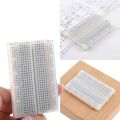 Test Board 400 Tie Points Solderless Breadboard Jumper Wires Electronics Prototyping Protoboard Mini Size Universal Test PCB Breadboard Laboratory Use. 