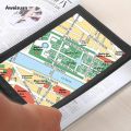 Aweisuan 1-3pcs A4 Magnifier 3X Magnifying Glass Page Large Sheet Magnifying Glass Book Magnification PVC Handheld Magnifier for Reading. 