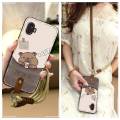 Silicone Durable Phone Case For Samsung Galaxy Xcover6 Pro/SM-G736U/B Crossbody Graffiti Waterproof Diagonal protective. 