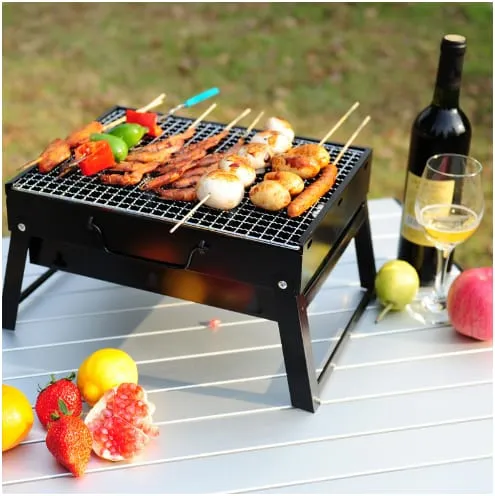 Chrome%20Plated%20Portable%20Outdoor%20Steel%20Collapsible%20Barbeque%20Grill%20-%20Image%203