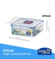 LocknLock Square Airtight Short Container 870ml. 